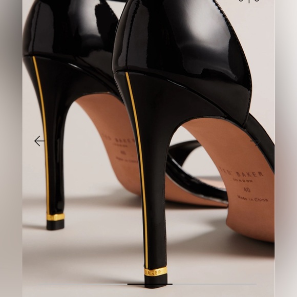 Ted baker HELMIA

Patent 103mm Ankle Strap Sandal ,Size 39 EU - Picture 3 of 4